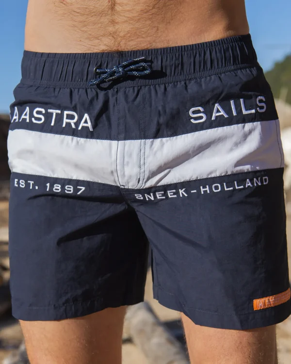Zwemkleding-Gaastra Zwemshort Port Met Colorblock